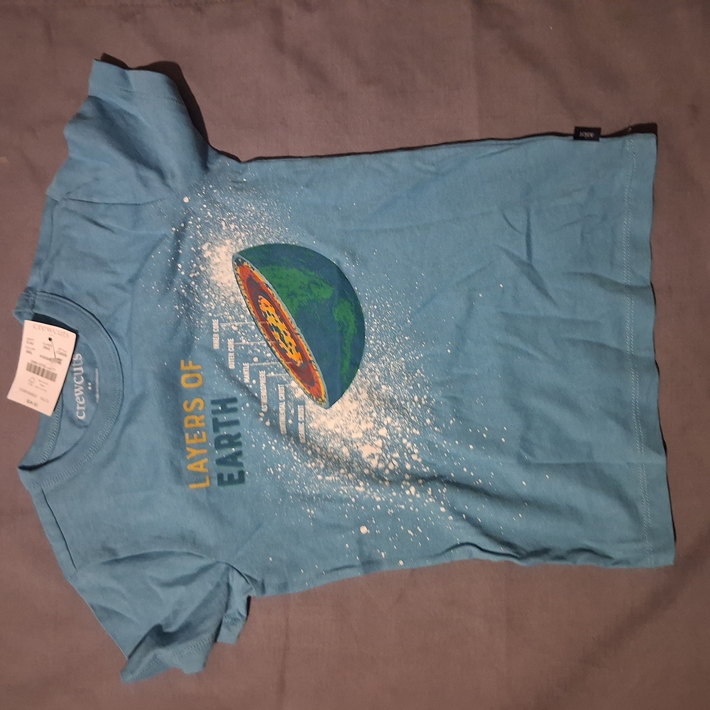 Crewcuts Blue 'Layers of Earth' Graphic Tee